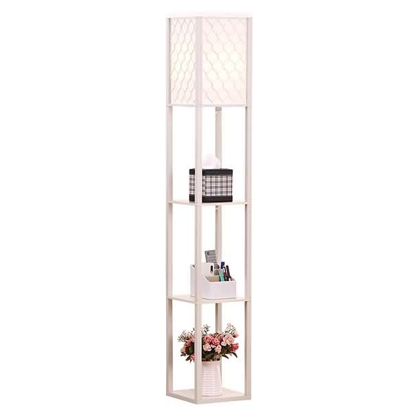 Wholesale Dealers of Fancy Pendant Light - Black Shelf Floor Lamp, 3 Storage Shelves Lamp with Pull chain-GL-FLWS023 – Goodly