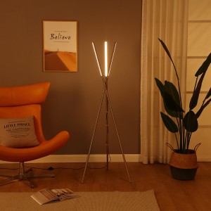 Gold Tripod Floor Lamp, 3 Dimmable LED Light | Goodly Light-GL-FLM101