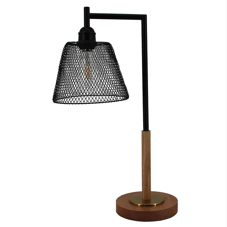 Rustic Metal Table Lamps,Deformable Mesh Lamp Shade | Goodly Light-GL-TLM047 Featured Image
