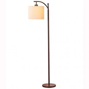 OEM manufacturer Floor Crystal Lamp - Black Morden Standing Industrial Arc Light With Hanging Lamp Shade – Tall Pole Uplight For Office,Bedroom & Living Room GL-FLM01 – Goodly
