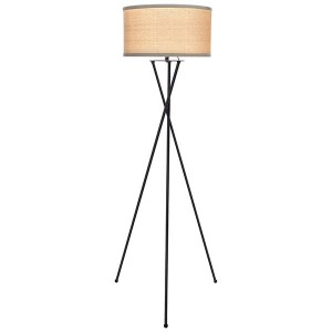 Best Price for Modern Glass Table Lamp - Modern Tripod Floor Lamp with Rotary Switch,E Socket, Contemporary Style Metal Tall Standing Lamp for Office Living Room Bedroom Kitchen Reading Café Ambie...