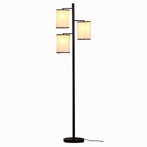 Well-designed Floor Uplight Lamp - Classic Black Tree Lamp – Decorative Lighting Fixture With 3 Lights, Compatible Lamp. Home Improvement Accessories,Lighting For Living Room&Bedroom&...