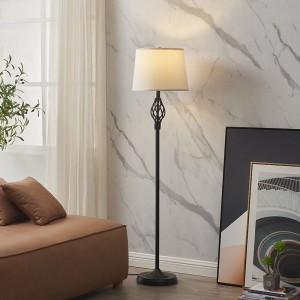 Antique Metal Floor Lamp, Twist Design | Goodly Light-GL-FLM057