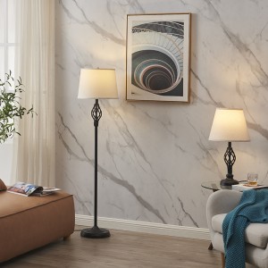 Antique Metal Floor Lamp, Twist Design | Goodly Light-GL-FLM057