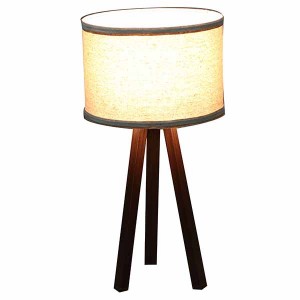 Tripod Table Lamp Wood,Dark Wood Table Lamp | Goodly Light-GL-TLW008