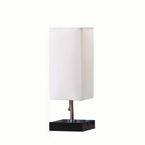 Table Lamp with USB Port,Black Table Lamp with USB Port | Goodly Light-GL-TLW003-USB