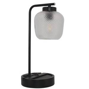 Černá kovová noční lampa, moderní designová lampa |  Dobře Light-GL-TLM028