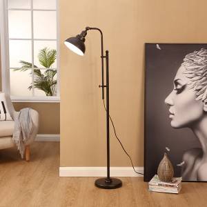 Black Gold Floor Lamp,Adjustable Head | Goodly Light-GL-FLM120