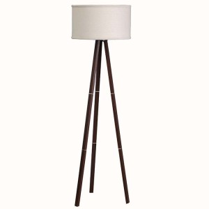 Dřevěná stojací lampa stativ, Moderní stativová lampa |  Dobře světlo-GL-FLW009