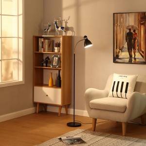 Cheap Gold Floor Lamp,Brass and Black Floor Lamp | Goodly-GL-FLM100