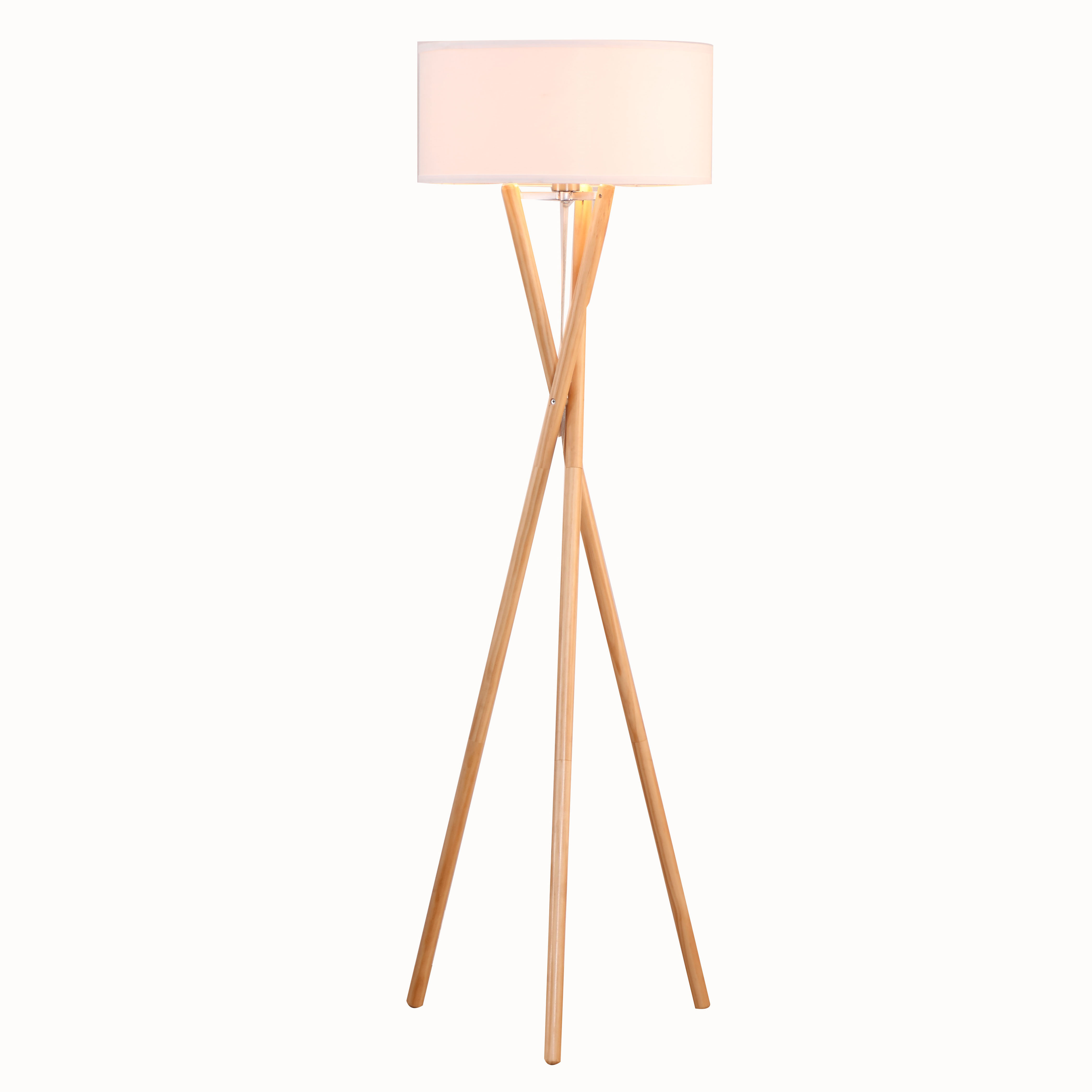 Wooden Tripod Floor Lamp，Floor Standing Tripod Lamp, Modern Elegant Indoor Standing Light | Goodly Light-GL-FLW015 Featured Image