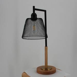 Rustic Metal Table Lamps,Deformable Mesh Lamp Shade | Goodly Light-GL-TLM047