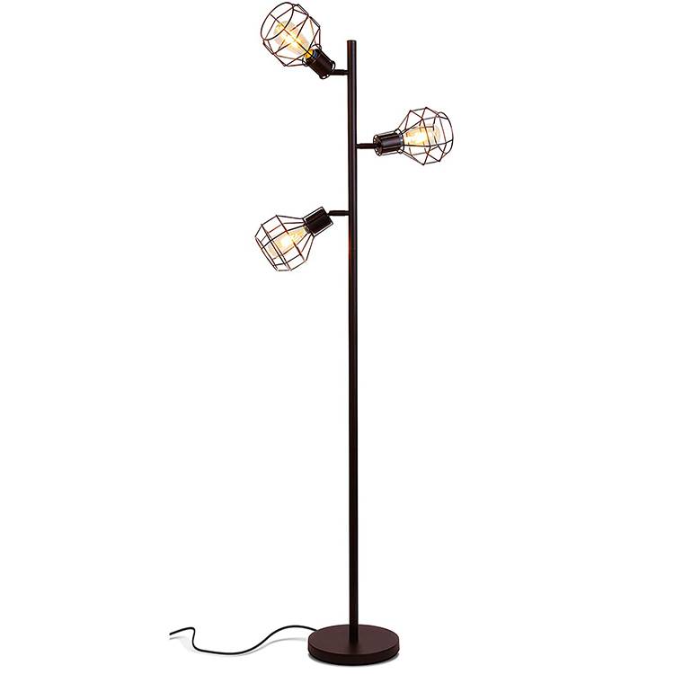 Industrial Metal Floor Lamp,Metal Birdcage Floor Lamp | Goodly Light-GL-FLM041 Featured Image