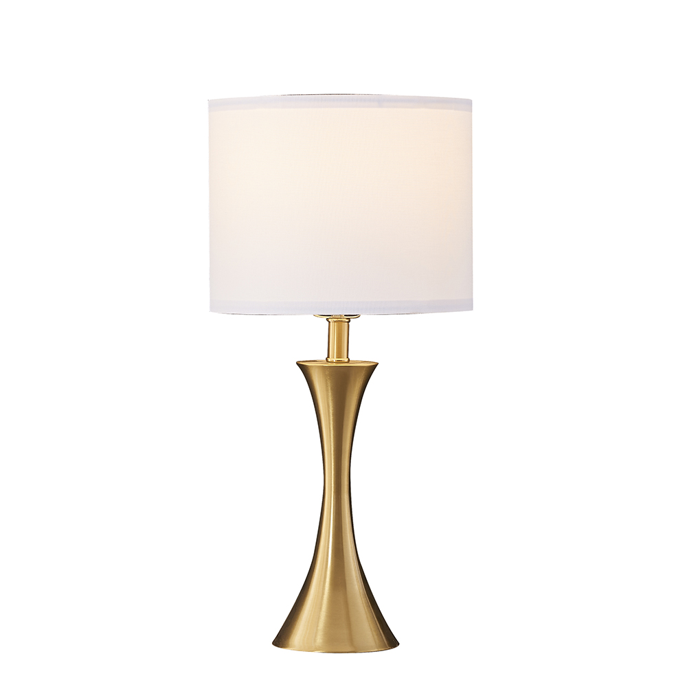Metal Lamp Table, Gold Tapered Design | Goodly Light-GL-TLM064 Featured Image