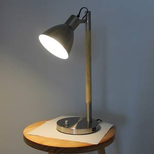 Reasonable price China Modern Brushed Metal Table Lamp
