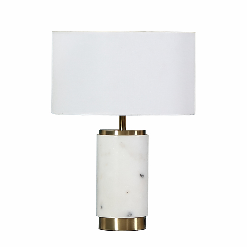 Modern Metal Table Lamps, Gold Desk Lamp with USB Port  | Goodly Light-GL-TLM052 Featured Image