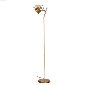 Lampu Lantai LED Mordern Brass Pharmacy, Shades be Adjustable Lamp Floor |  Cahaya-GL-FLM09 yang baik