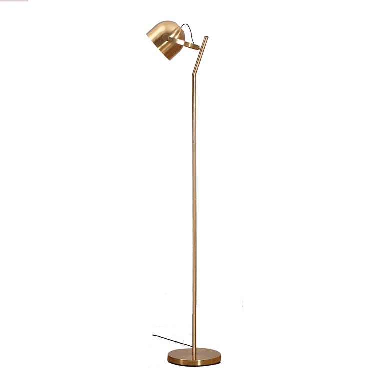 Mordern 3 ways dimmable Brass Floor Lamp