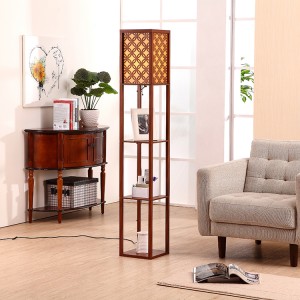 Tower Lamp with Shelves,Asian Style Design | Goodly Light-GL-FLW1002