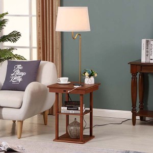 Ordinary Discount China Simple Modern Tripod Bedside Lamp/Creative Solid Wood Table Lamp