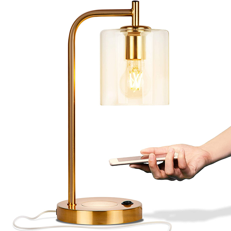 Wireless Charging Table Lamp, Iron Bedside Table Lamps | Goodly Light-GL-TLM030 Featured Image