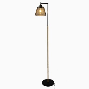 Black Mesh Floor Lamp,Metal Shade Floor Lamp | Goodly-GL-FLM021
