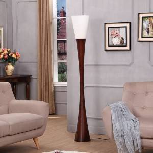 Wooden Lamp Stand,Wooden Torchiere Floor Lamp  | Goodly Light-GL-FLW018
