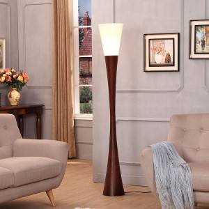 Wooden Lamp Stand,Wooden Torchiere Floor Lamp  | Goodly Light-GL-FLW018