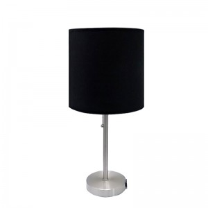Lámpada de mesa de luxo personalizada de fábrica Lámpada de mesa de vidro de metal Lámpada de mesa de mármore para o hotel