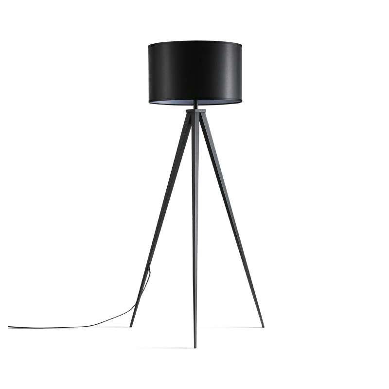 Ordinary Discount Middle Nightstand Lamp Shade - black tripod floor lamp,metal tripod floor lamp,Mid Century Modern | Goodly Light-GL-FLM018 – Goodly