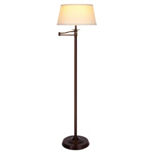 Factory Promotional Lmitation Wood Grain - Oil Rubbed Bronze,Swing Arm Floor Lamp GL-FLM025 – Goodly