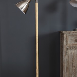 Country Floor Lamps Wrought Iron,Adjustable 2-head Standing Lamp | Goodly Light-GL-FLM023