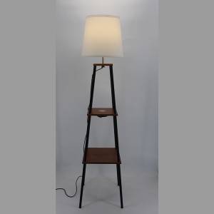 Popular Design for China Shelf Floor Lamp with Drawer, 3 with Storage Shelves
