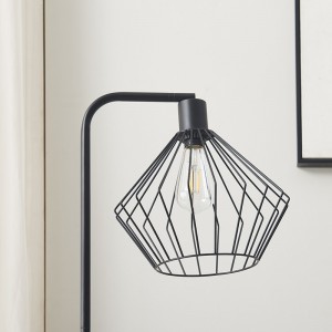 Floor Lamp with Metal Shade, Metal Cage Shade | Goodly Light-GL-FLM123