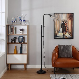Hammered Metal Floor Lamp, Adjustable Floor Lamp  | Goodly Light-GL-FLM133