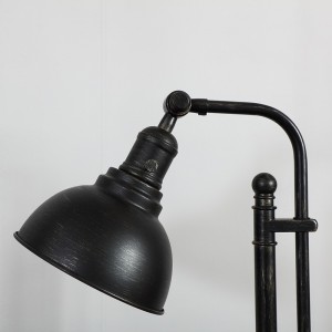 Industria Metala Tablolampo, Vintage Tabla Lampo kun Metala Ombro |  Bone Lumo-GL-TLM031