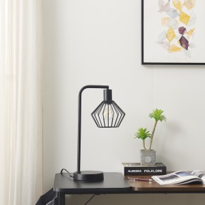 Metal Cage Table Lamp, Adjustable Lamp Head | Goodly Light-GL-TLM062