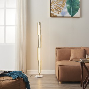 Metal Mesh Floor Lamp, Adjustable Mesh Lampshade | Goodly Light-GL-FLM124