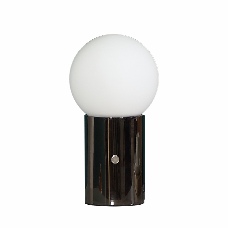 Metal Table Lamp Base,Glass Sphere Lampshade  | Goodly Light-GL-TLM055 Featured Image
