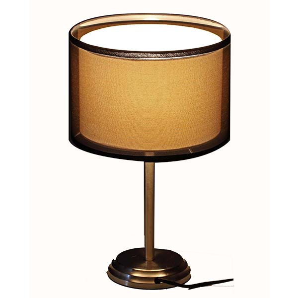 metal table lamp with double layers shade 1