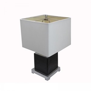 New Delivery for Small Lamp For Table - leather table lamp | rectangular table lamp | Goodly Light-GL-TLM025 – Goodly