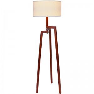 Factory Free sample Floor Lamp Gold - Tripod Floor Lamp,wood tripod floor lamp | Goodly Light-GL-FLW016 – Goodly