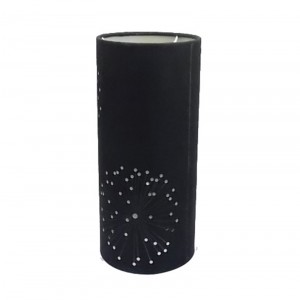 Long Cylinder Lamp Shade,Lamp with Black Shade | Goodly Light-GL-SH012