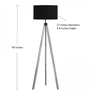 Vintage Tripod Light, Brighthness Dimmable  | Goodly Light-GL-FLW046-Rustic White