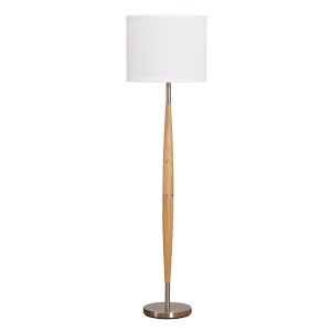 Lâmpada de assoalho de madeira e metal, Base de lâmpada de assoalho de metal |  Goodly Light-GL-FLM139