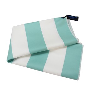 Quick dry XXXL beach towel, Microfiber beach towel, stripe printed beach towel