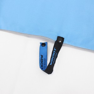 Quick dry microfiber towel for swimming