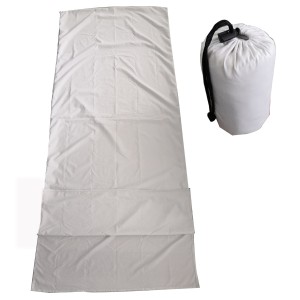 soft and breathable sleeping bag liner