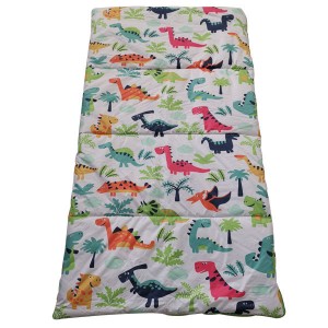 恐竜印刷寝袋