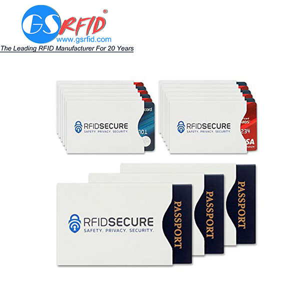 GS1102 RFID Blocking Sleeve With Aluminum Foil And Coated Paper